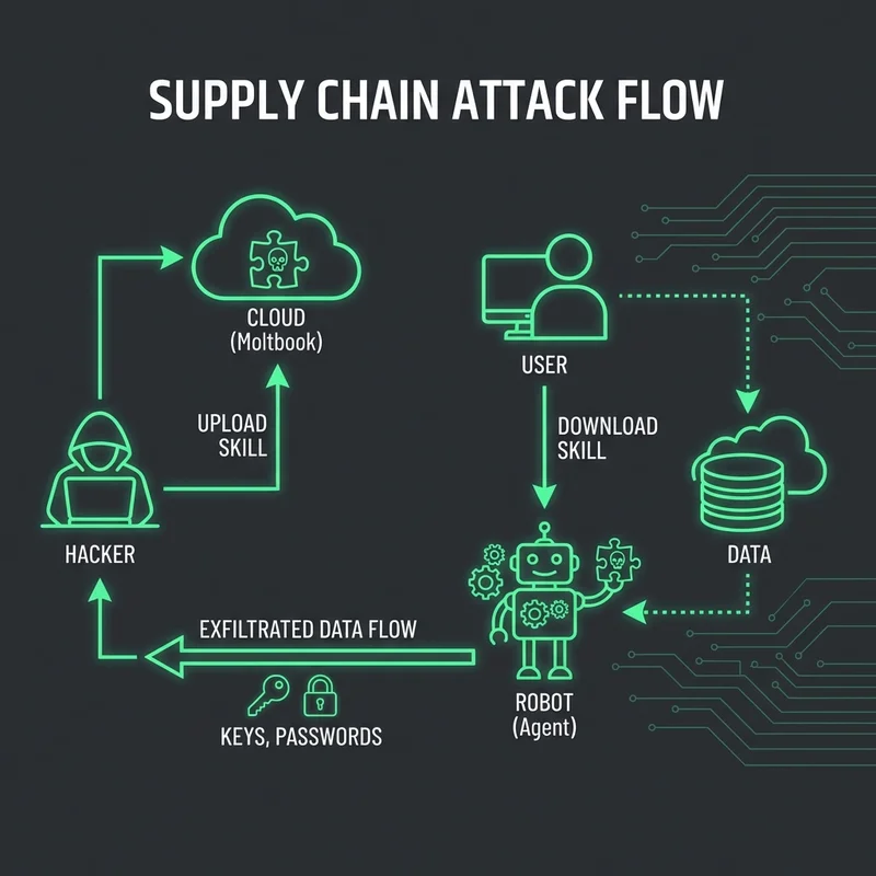 Supply Chain Attack Diagram